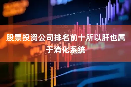 股票投资公司排名前十所以肝也属于消化系统